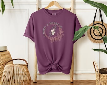 Adult I Need A Miracle Comfort Colors Tee, Daddy/Mommy and me matching, Music Festival Clothing, Hippie Graphic Tee