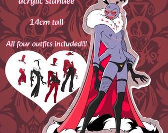 Hazbin HotelValentino Magnetic Dress-Up Standee