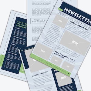 Editable Newsletter Template, Editable Newsletter Template, Business ...