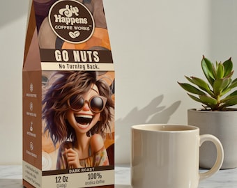 Sip Happens Coffee Works | Dark Roast | Fresh Roasted Specialty Coffee | Ground or Whole Bean | Funny Coffee Gift for Her