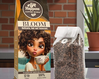 Sip Happens Coffee Works | Medium Roast | Fresh Roasted Specialty Coffee | Ground or Whole Bean | Funny Coffee Gift for Her