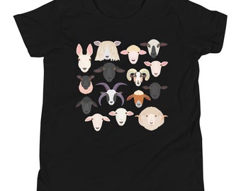 Lamb, Market Lamb, Different Lamb Breeds, Sheep - Youth Short Sleeve T-Shirt