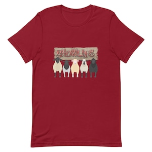 Show Life Showlife, Viehzucht, Lamm, großer Bestand, zeigt Lamm, Schaf, Unisex-T-Shirt