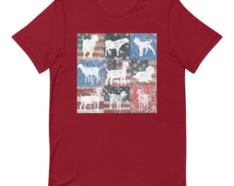 American goat, Dairy goat, Boer Goat, Market Goat, farm, Livestock Unisex t-shirt