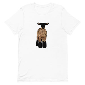 Western Lamm, Chetah Markt Lamm, Show Lamm, Schaf, Unisex T-Shirt