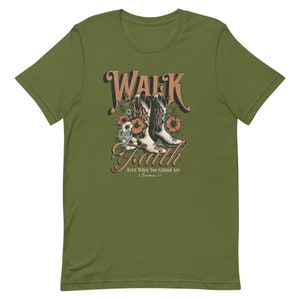 Walk in Faith - Christian - Unisex t-shirt