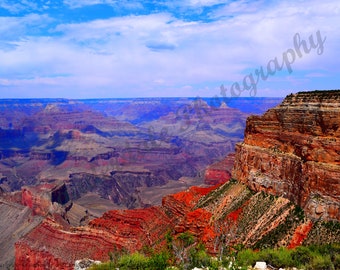 Grand Canyon imprimé sur du métal