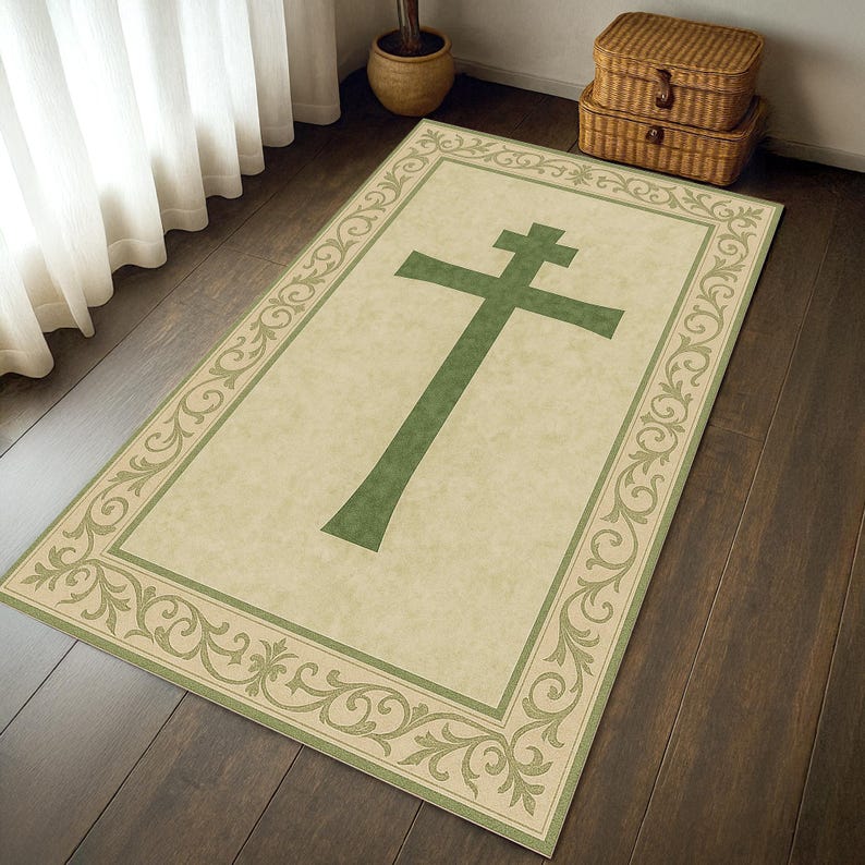 Orthodox Rug Orthodox Prayer Mat,cross Prayer Rug,worship Mat,christian Prayer Rug ...