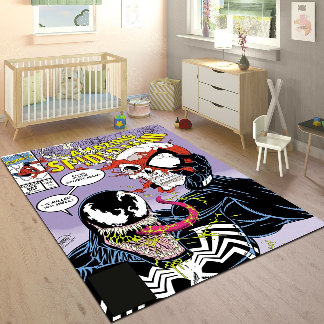 Venom Rug,avengers Rug,venompool Comic,superhero Rug,cartoon Rug,horror ...