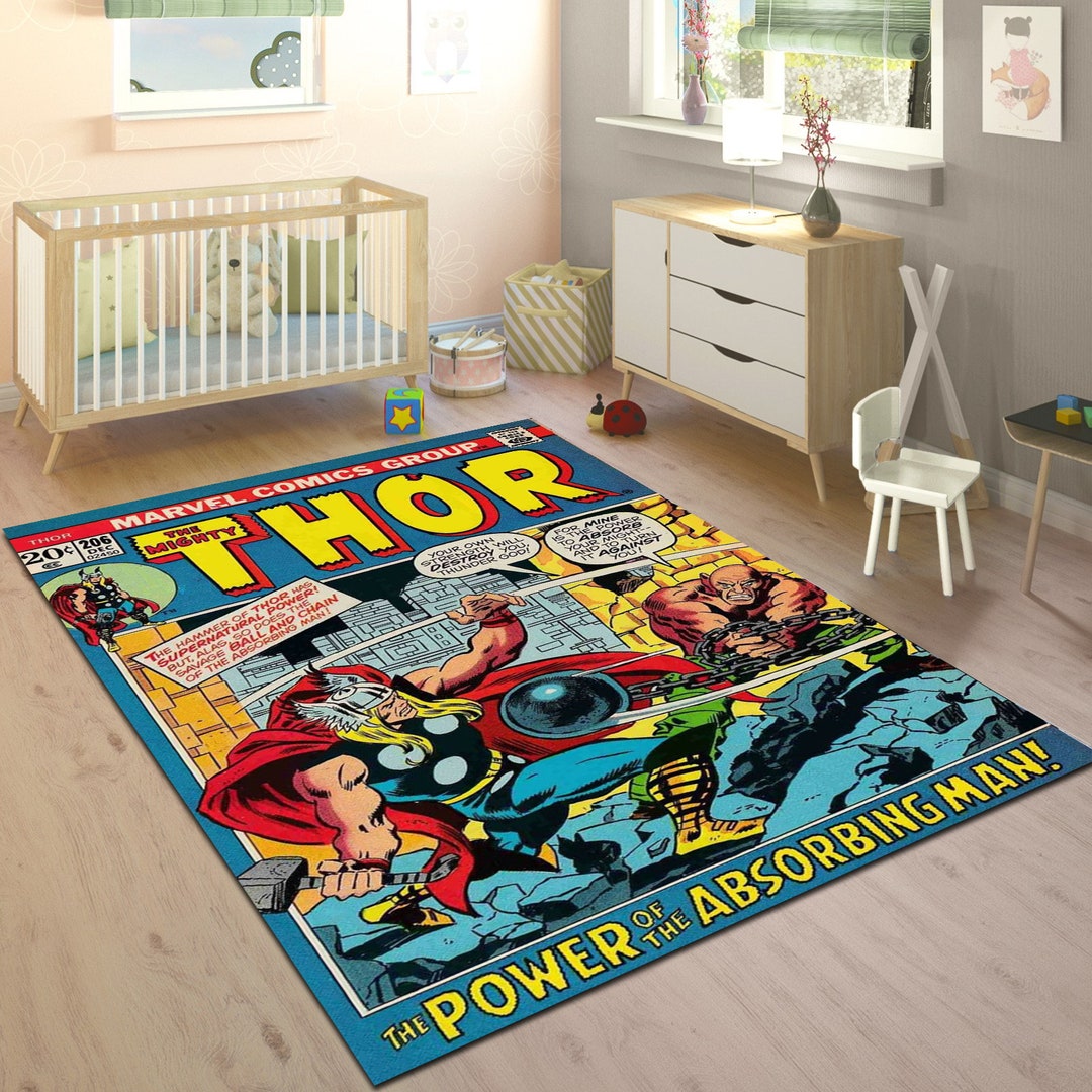 Undestroyable Rugs Thor Comic Rug,indestructible Thor Comic,avengers Rug,poster Rug ...