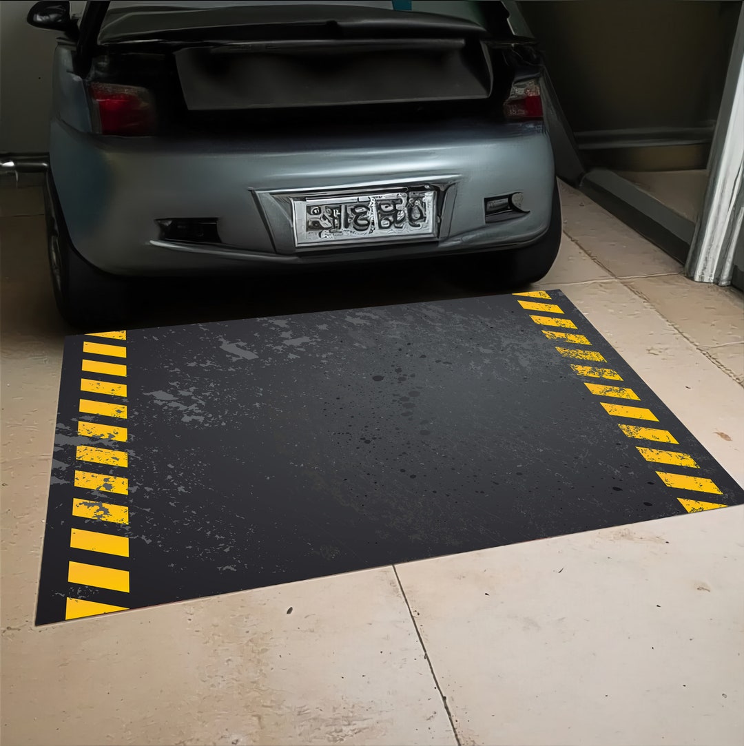 Warning Lines Rug,road Rug,tire Track Rug,garage Rug,classic Car Rug ...