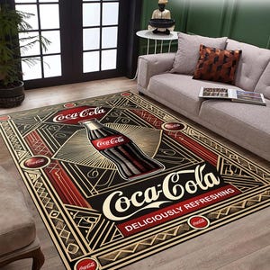 Coca Cola Rug - Etsy