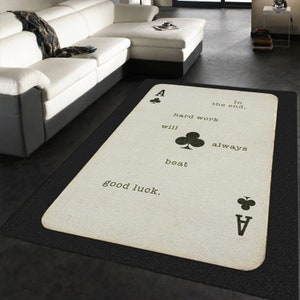 Tapis pour cartes de jeu,Tapis porte-bonheur,Tapis pour chambre d'ados,Tapis amusant,Tapis pour gamer,Tapis pour salle de jeux,Tapis populaire,Tapis motivant,Tapis de bureau,Tapis pop art