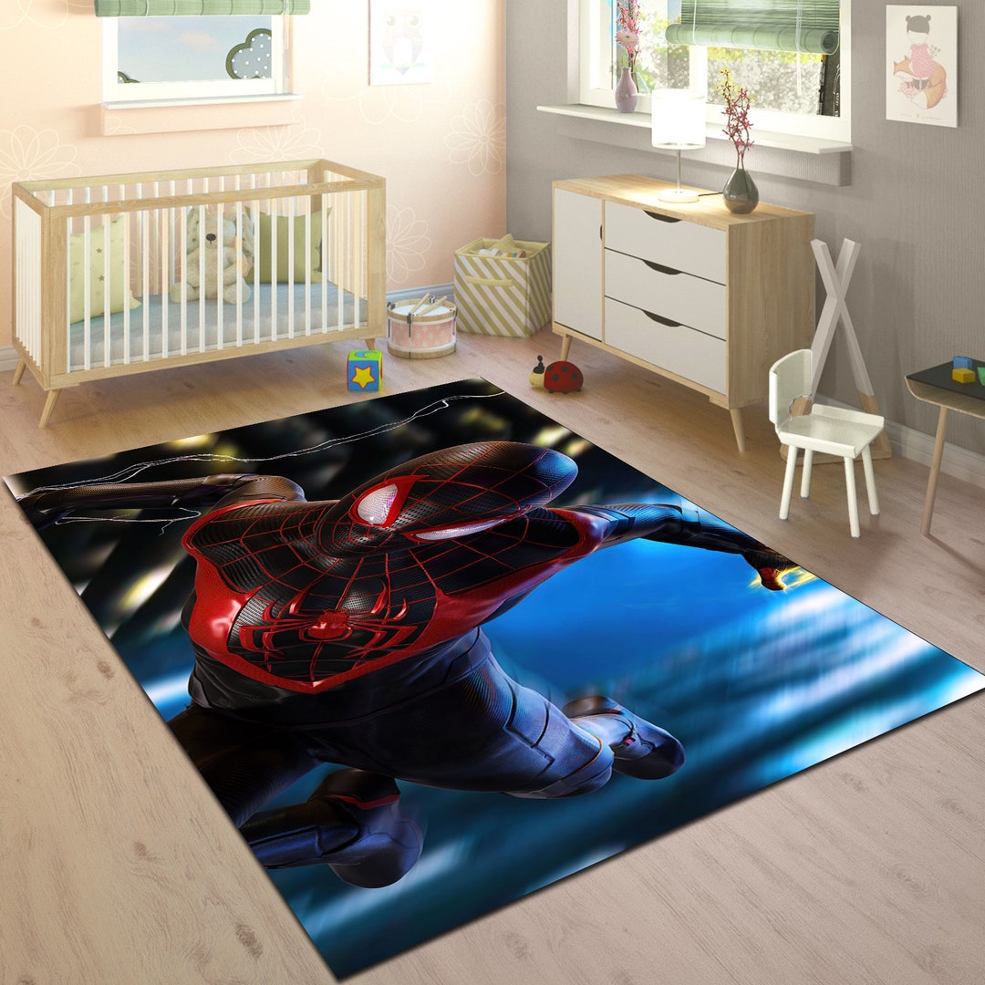 Spiderman Rug,spiderman Web,legend Cartoon Rug,super Hero Carpet,area ...