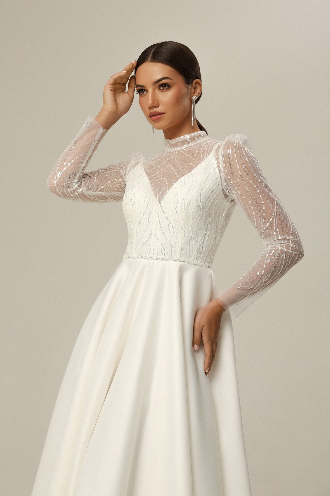 Sara Patterned Midi Dress main image 1