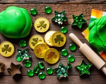Kit sensorial para el día de San Patricio con suerte en el amor