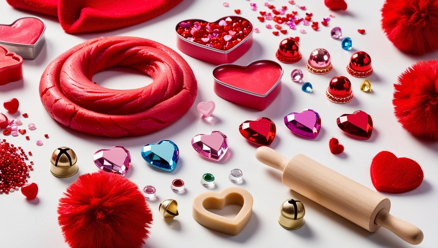Valentine Play Dough Sensory Kit, Stocking Stuffer, Be My Valentine Play Dough, Toddler Gift, Present Child, School Valentines Day Gift