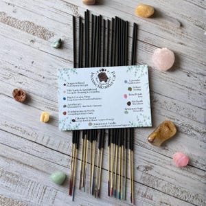 Incense Sample Pack | Hand-Dipped Incense Sticks | Clean Ingredients | Long-Lasting | Ritual & Meditation