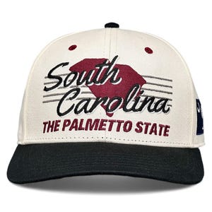 South Carolina Snapback - The Willy B (Cream/Black)