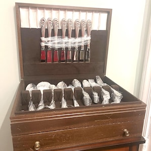 44-piece Kirk Stieff Stainless Steel Flatware Set