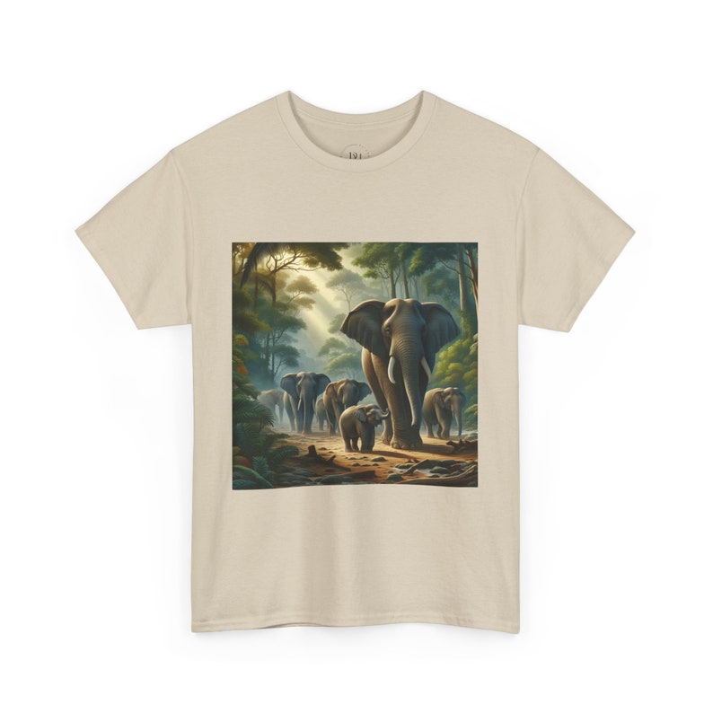 Unisex T-Shirt faszinierende Welt der Elefanten Bild 3