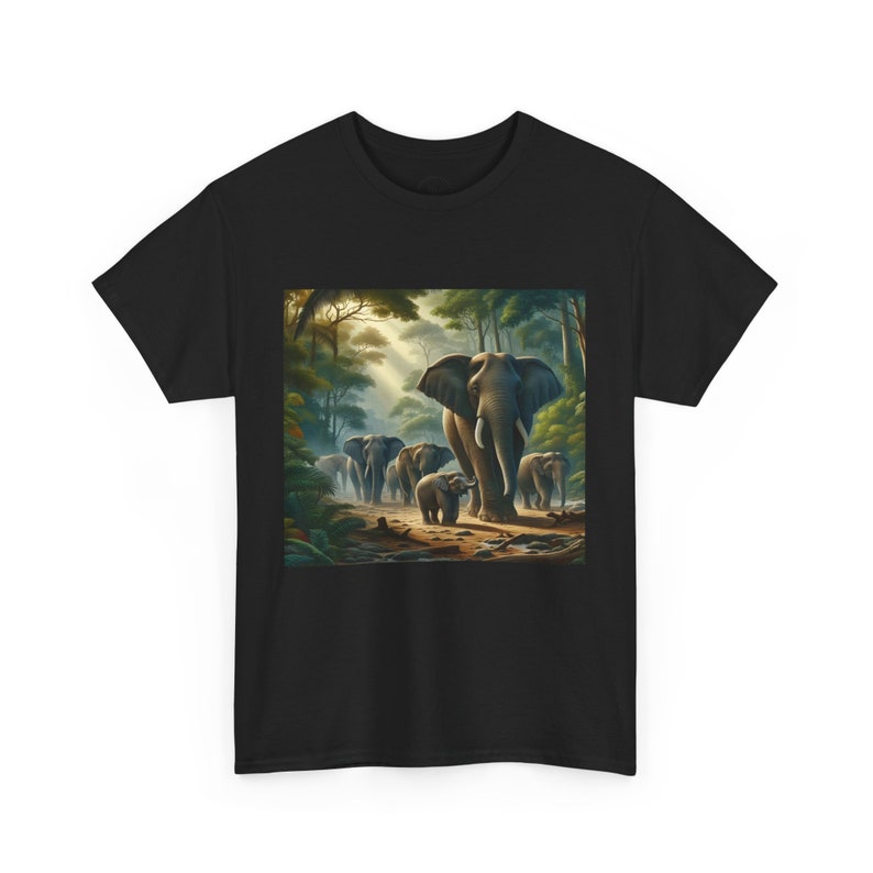 Unisex T-Shirt faszinierende Welt der Elefanten Bild 7