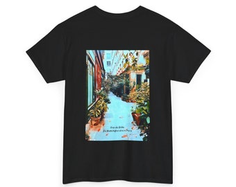 Unisex T-Shirt Oase der Natur Motiv Rückseite