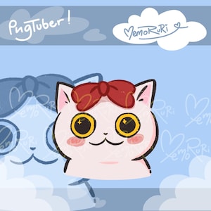 DIGITAL DOWNLOAD - Pepito Snow Wearing RedBow | Art By Memoruri