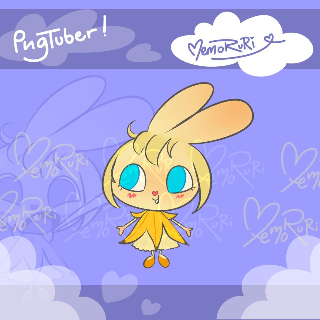 DIGITAL DOWNLOAD - Bonabi the Rabbit | Rabbit in Banana Dress PNG ...