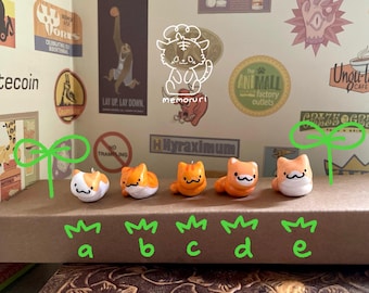 Neko Keychain – Orange Cats - Menacing Series