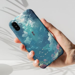 Ponyo Phone Case, Studio Ghibli, Miyazaki style, iPhone Case, and Samsung Case, Gift Idea