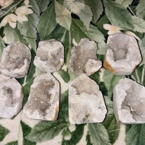 Punta di mini geode di quarzo