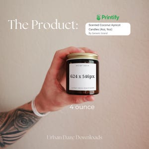 K&ouml;nnte beinhalten: Ein braunes Glasgef&auml;&szlig; f&uuml;r eine Kerze mit einem goldenen Deckel. Das Etikett auf dem Gef&auml;&szlig; lautet "design space" und "624 x 546px". Der Text "Urban daze downloads" befindet sich ebenfalls auf dem Etikett. Die Kerze ist 4 Unzen schwer.