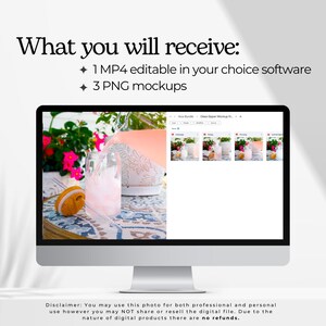 May include: A computer screen displaying a mockup of a glass sipper with a pink drink. The sipper is on a table with a pink flower arrangement and a cookie. The screen shows a title "Hot Bundle" and "Glass Sipper Mockup".