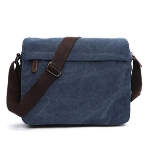 Canvas shoulder bag Urban Canvas Messenger Bag Shoulder Bag Crossbody Bag Canvas laptop bag image 2