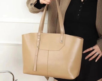 Genuine leather Tote bag , Real leather shoulder bag, Woman Leather handbag, handbag women designer, handbag womens vintage