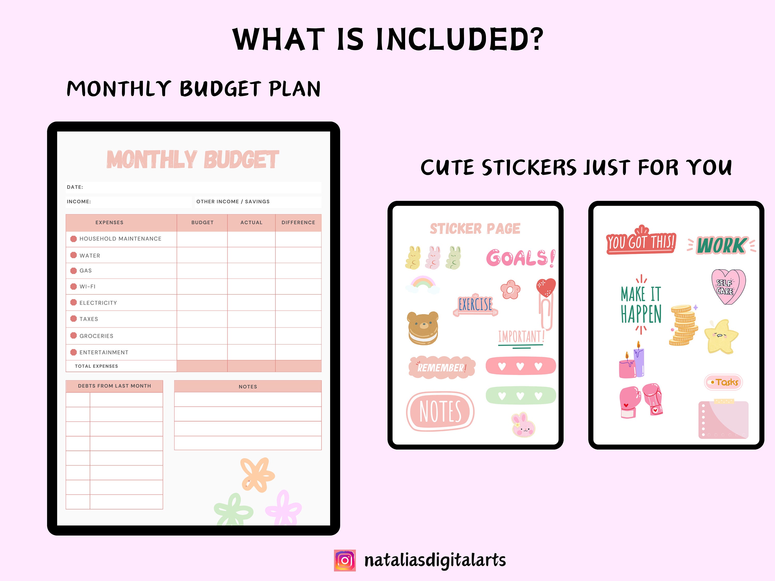 Editable Undated Goodnotes Digital Planner, Digital Planner for ...