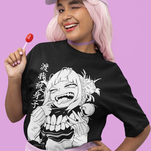 Himiko Toga Tee - MHA Villain Streetwear - Etsy