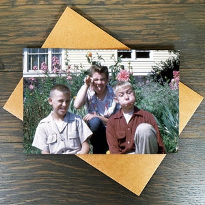Cartão de feliz aniversário - Fotografia vintage bem-humorada e engraçada Amante de todas as coisas nostálgicas, antigas e antigas memórias de infância 005
