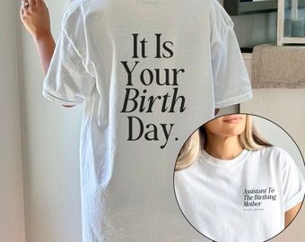 Förlossningsstödskjorta för barnmorska, barnmorska, doula, present till förlossningspersonal, doula