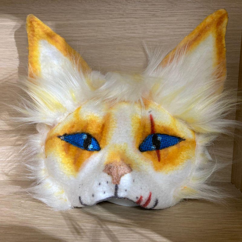 Orange Cats Mask
