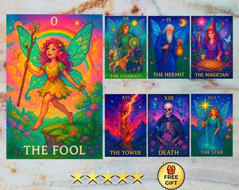 Fairy Land Tarot Deck. Vintage Illustration Tarot Cards - Etsy