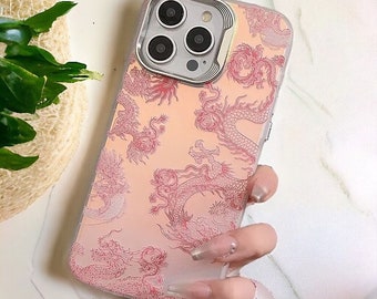 Coque pour iPhone dragon, coque de portable dragon Coque de portable anime Coque de portable Aesthetics Coque de portable Y2K Coque de portable Hypebeast Coque de portable D&D, cadeaux