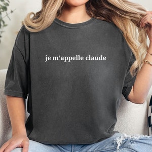 Chemise d'amis, chemise de série télé, citation de Phoebe et Joey, chemise Je m'appelle Claude, cadeau de fan d'amis, chemise de série télé des années 90, cadeau chemise de série télé des années 2000