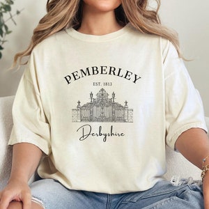Pride and Prejudice Shirt, Jane Austen Gift, Pemberley Librarian Gift, Reader Shirt, Literary Book Shirt, Bookish Reading Shirt, Bibliophile