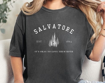 Vamp Diaries shirt, Damon and Stefan Shirt, Salvatore Brothers, Mystic Falls Shirt, Vampire Tee, 2000s TV Fan Gift, 2000s TV Merch, 2000s TV