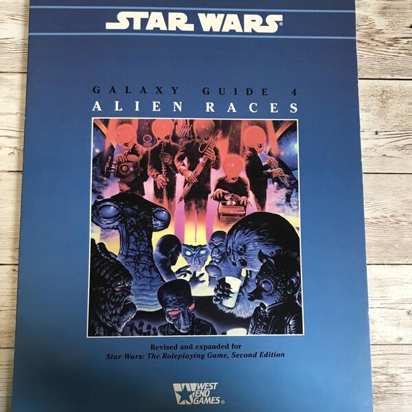 West End Star Wars Galaxy Guide #4 - Alien Races (Revised Ed) VG+