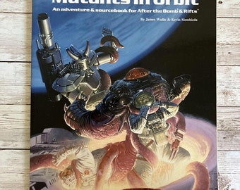 Mutants in Orbit Adventure & Sourcebook for After the Bomb RPG Palladium 1992