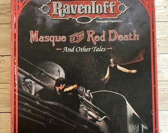 Masque of the Red Death and Other Tales AD&D 2nd Edition Ravenloft Box Set