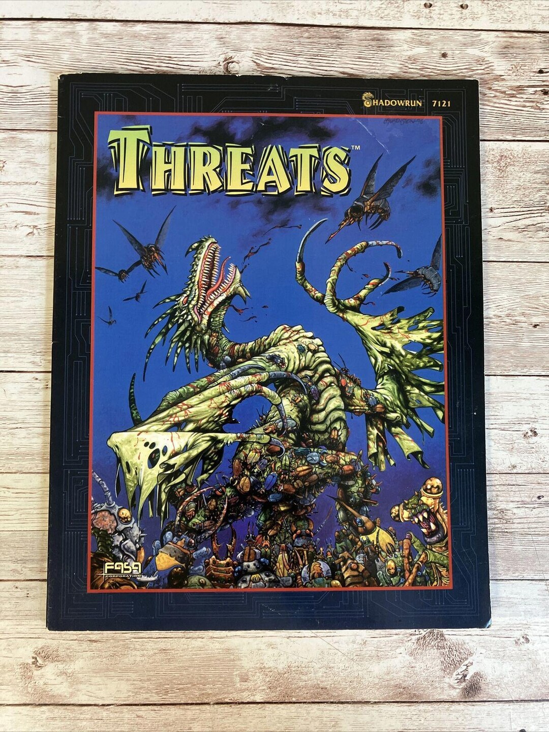 Signed Shadowrun Threats By Jak Koke Diane Piron Gelman And Steve